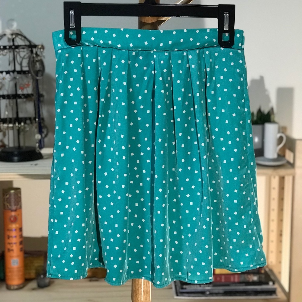 Turquoise Circle Skirt (M)